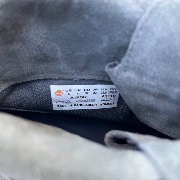 Timberland Women’s Boots Gray Size 6 - Picture 3 of 4